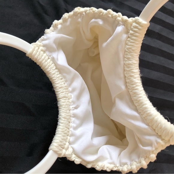 Vtg BOHO Macrame Handbag - Picture 9 of 14